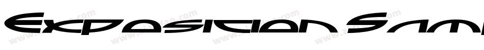Exposition Sampler字体转换